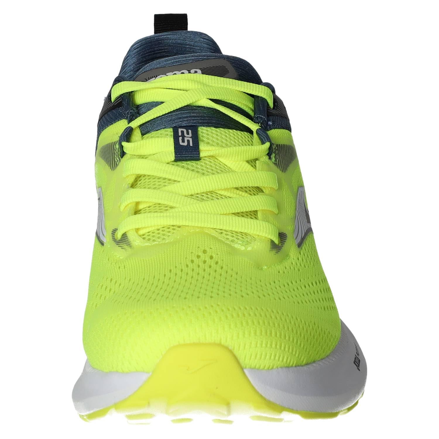 Joma RHISPW2609 Calzado Running Amarillo flúor con Mesh Transpirable, Cordones, Drop 10 mm y Suela Resistente Hombre Deportivos Amarillo Fluor 45