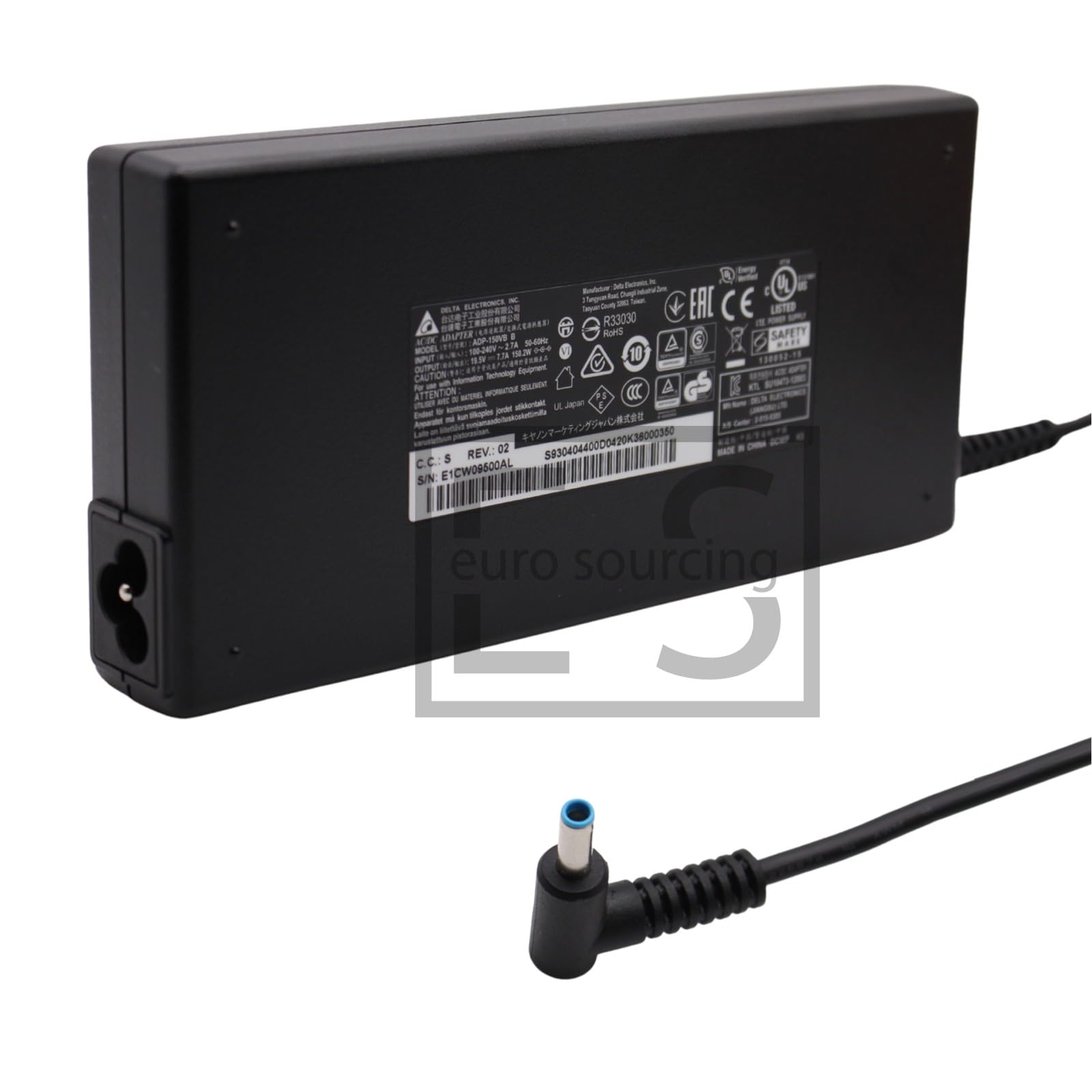 New Delta ADP-150CH DJ Laptop 150W AC Adapter Compatible with Asus VivoBook Pro 15 OLED K6502HE Gaming Notebook Charger Power Supply with 4.5MM x 3.0MM PSU Adaptor Power Cord