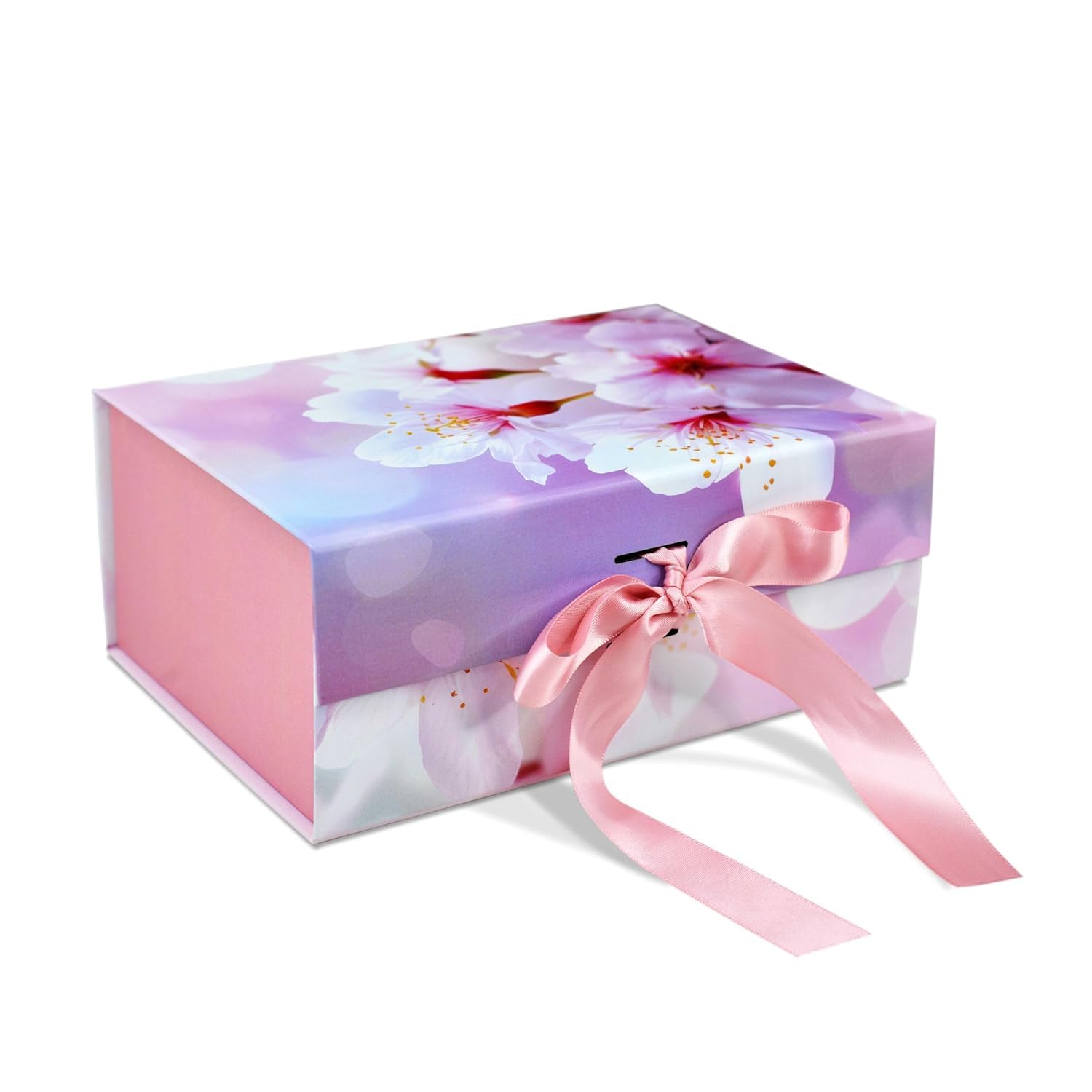 RBS - Rigid Box Sivakasi Floral Gift Boxes For Packaging (23 X 16 10Cm) Gifting (1 Pack) Packing Box Multipurpose Hamper Holds Upto 5Kg Empty (Purple Haze)