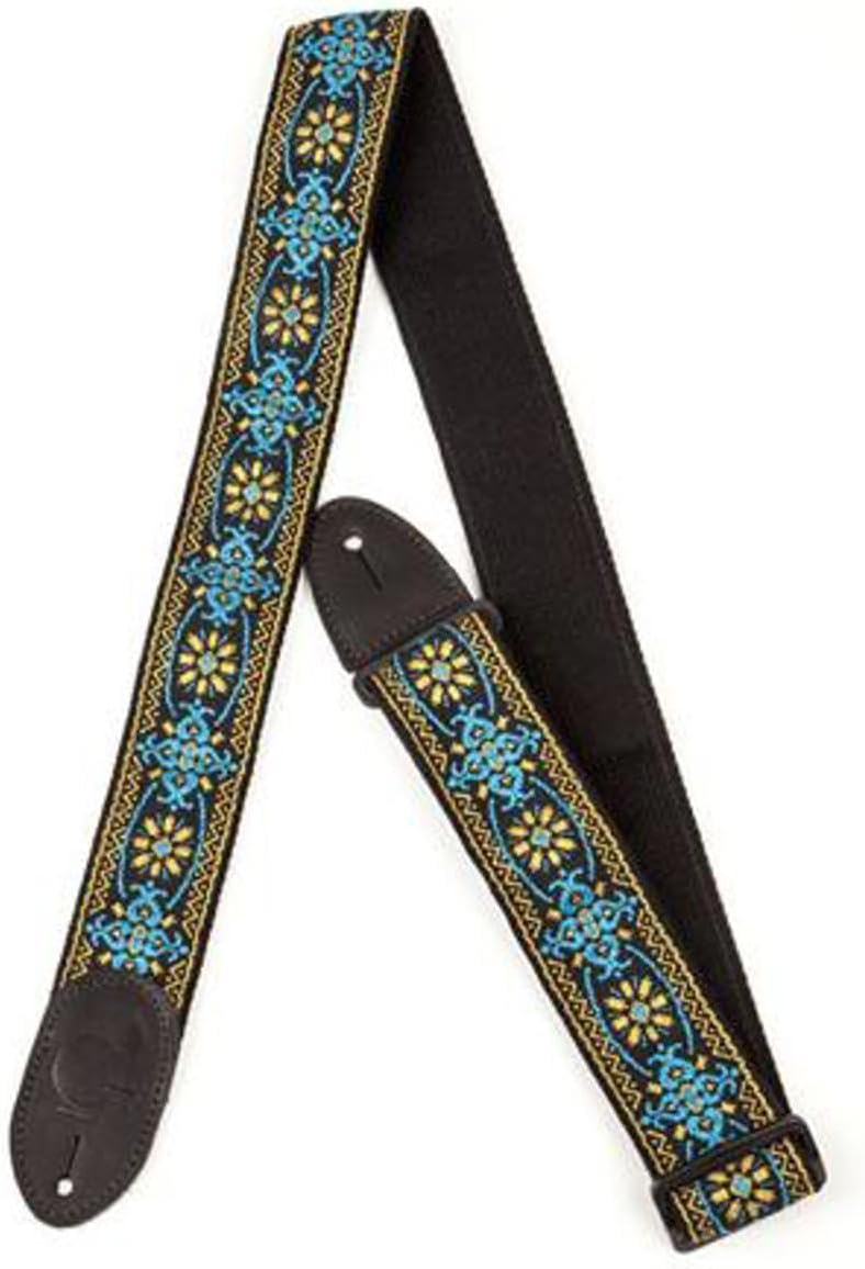 Fender Gretsch G 922-0060-104 Brand Guitar Strap - Blue/Orange