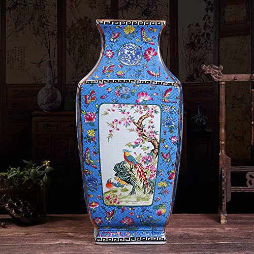 SGeneE Chinese Porcelain Vase Porch Ornaments Antique Official Enamel Porcelain