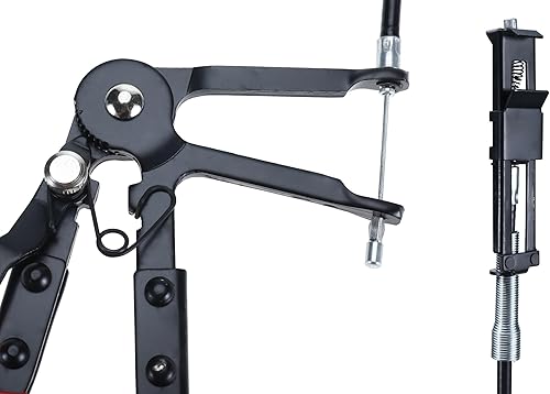 Miniatura 8 de Juego de 3 alicates de abrazadera de manguera, abrazadera de manguera de resorte de alambre de largo alcance, herramienta de extracción de clip