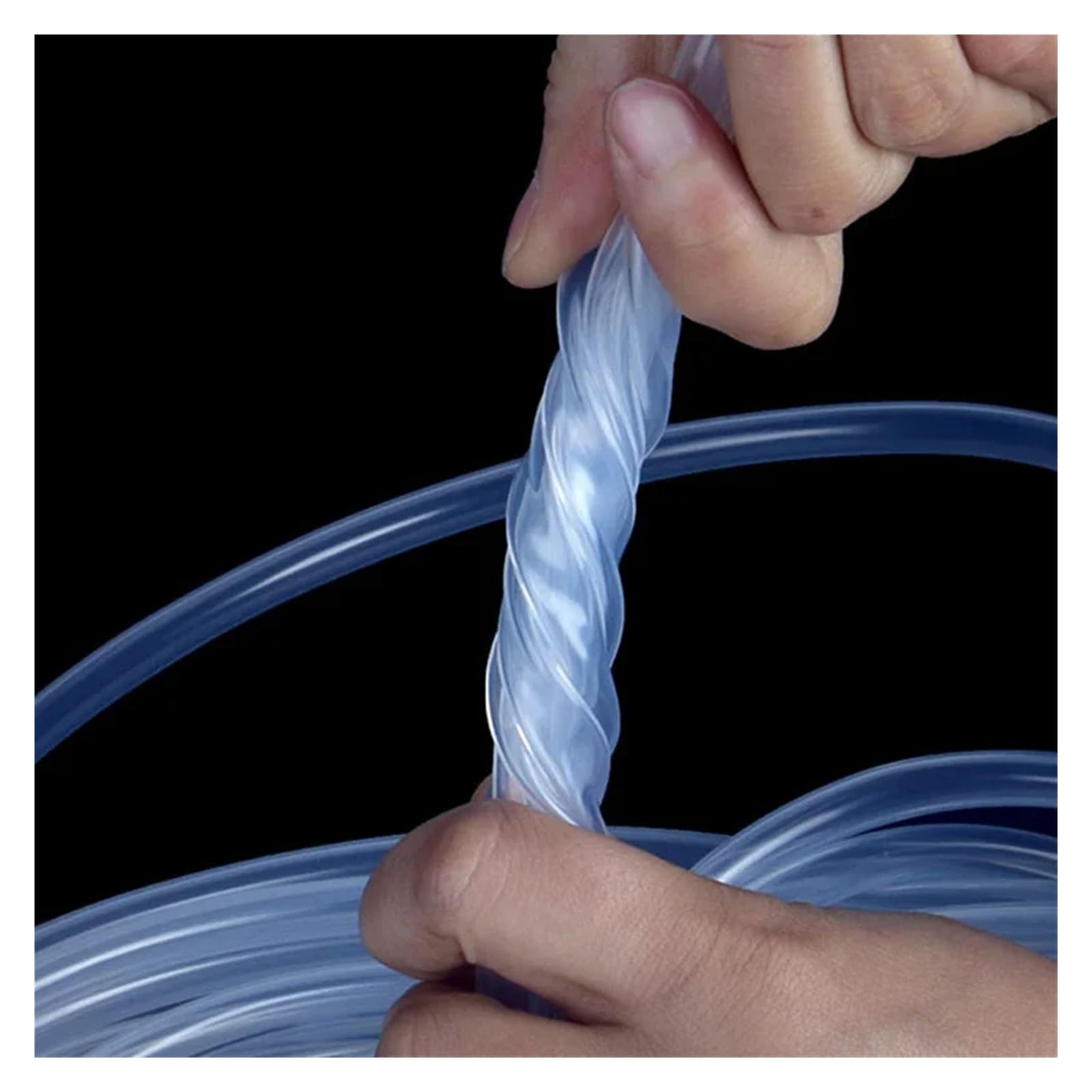 Manguera de tubo de silicona transparente de grado alimenticio, insípida, resistente a altas temperaturas, dispensador de agua, bomba peristáltica for el hogar.(5 Meter,ID8x OD14mm)