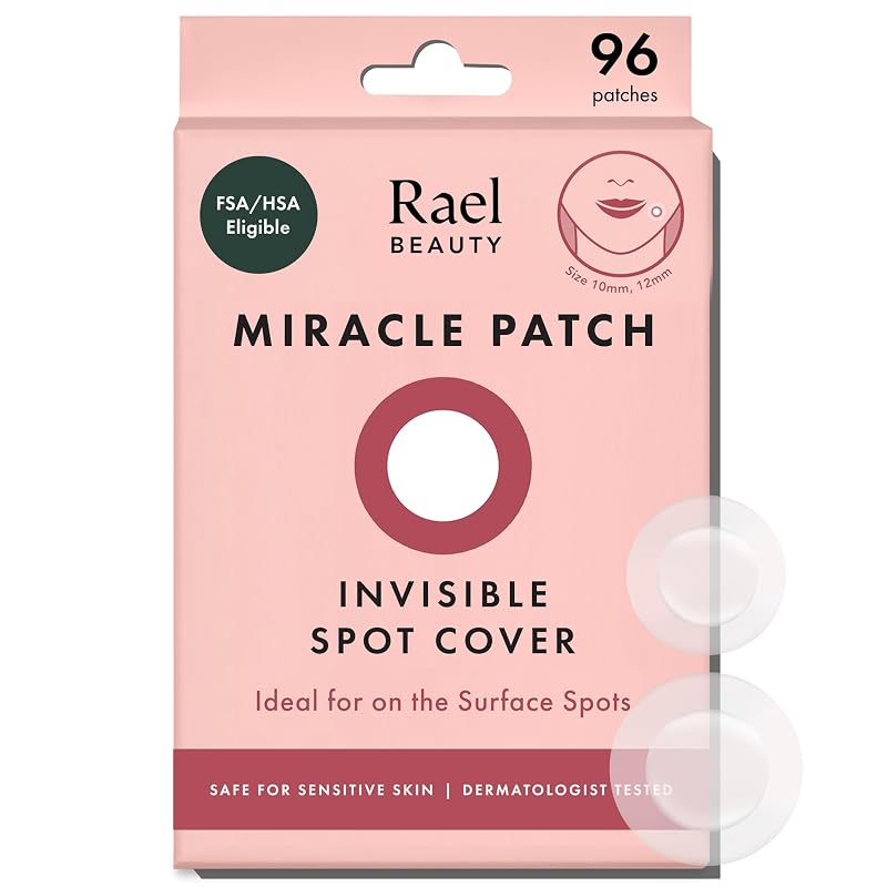 Rael Invisible Spot Cover adesivos hidrocoloides para uso localizado, 96 unidades