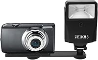 Vista 5 de Zeikos Flash esclavo digital ZE-DS12 con soporte para cámaras réflex digitales y apuntar y disparar