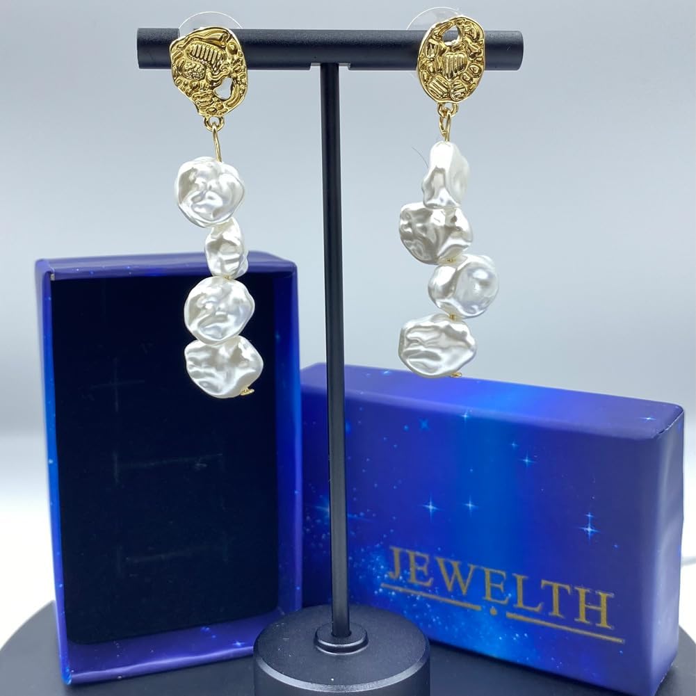 Miniatura 5 de JEWELTH Stylish Cute Deer Earring, Total 925 Sterling Silver, Simple, Sparkling, Elegant Jewelry Gifts for Girls, Charm Present for Daughter