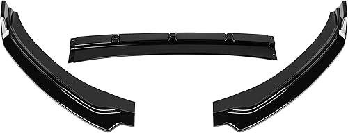 Miniatura 8 de SCITOO Alerón de labio delantero para Hyundai Elantra 2017-2018 para parachoques delantero negro brillante