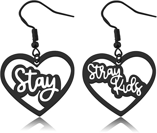 SKZ - Pendientes para niños y fanáticos, mercancía Stay Stray Kids
