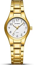 LN LENQIN Women's Watch Analogue Quartz Watches for Women Waterproof Wristwatches with Stainless Steel Strap