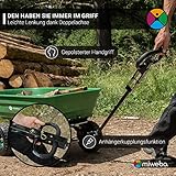 Miweba Bollerwagen Dumper | 𝟑𝟎𝟎 kg Traglast - Luftreifen - Volumen 75 L - Kippfunktion - Sackkarre - Schubkarre - Transportwagen - Kinderwagen - Handwagen - Gartenwagen - Wagen - Kippwagen (Grün)