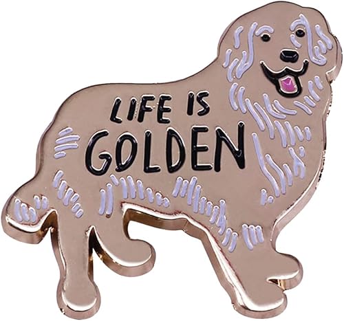 Ficsowy One Piece Pins Dog Animal Enamel Pins Badges for Backpacks Luggage Hats Suit Jacket Clothing Decorative Pins