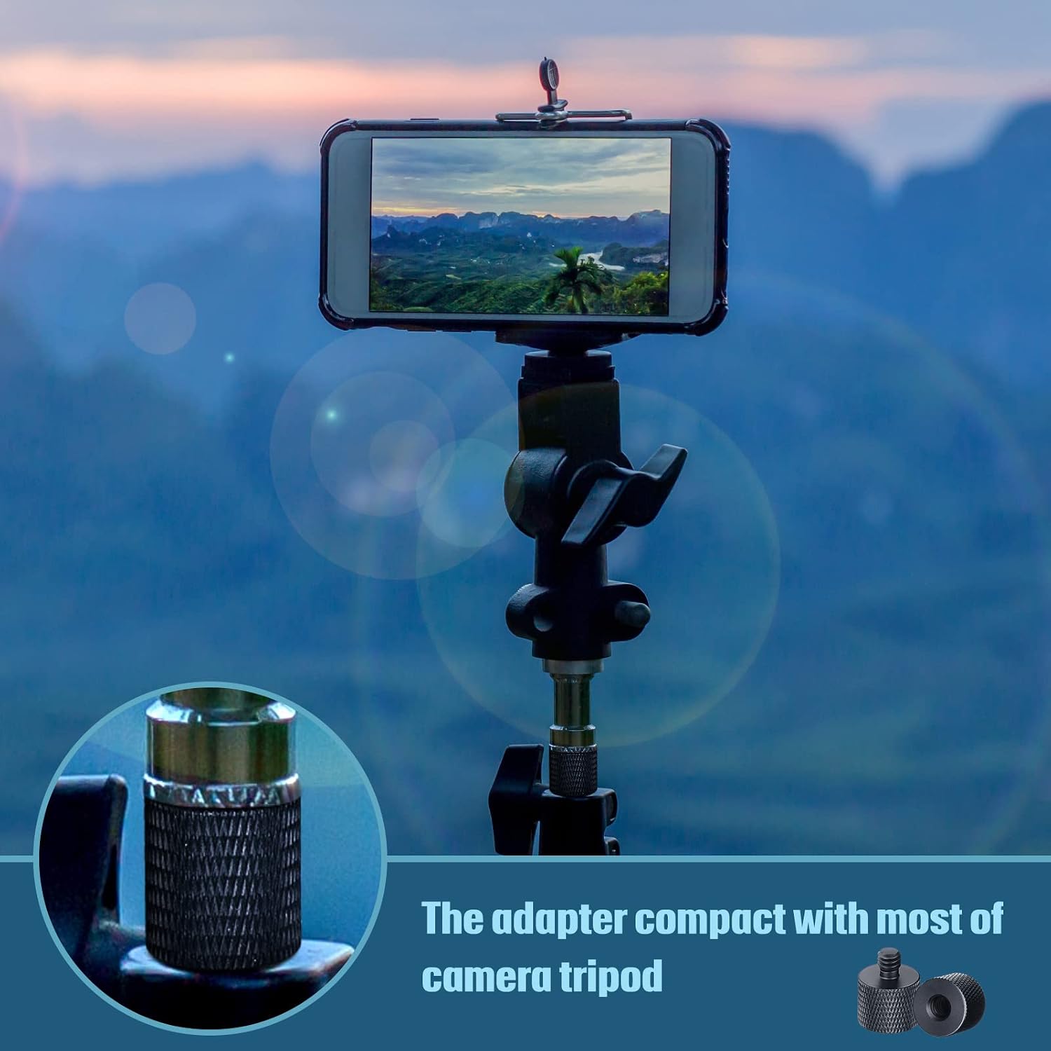 8 Pcs 1/4 to 3/8 & 3/8 to 1/4 Camera Tripod Adapter Male to Female Screw Camera Screw Adapter for Mount, Monitor Tripod Stand Microphone Stand Mic