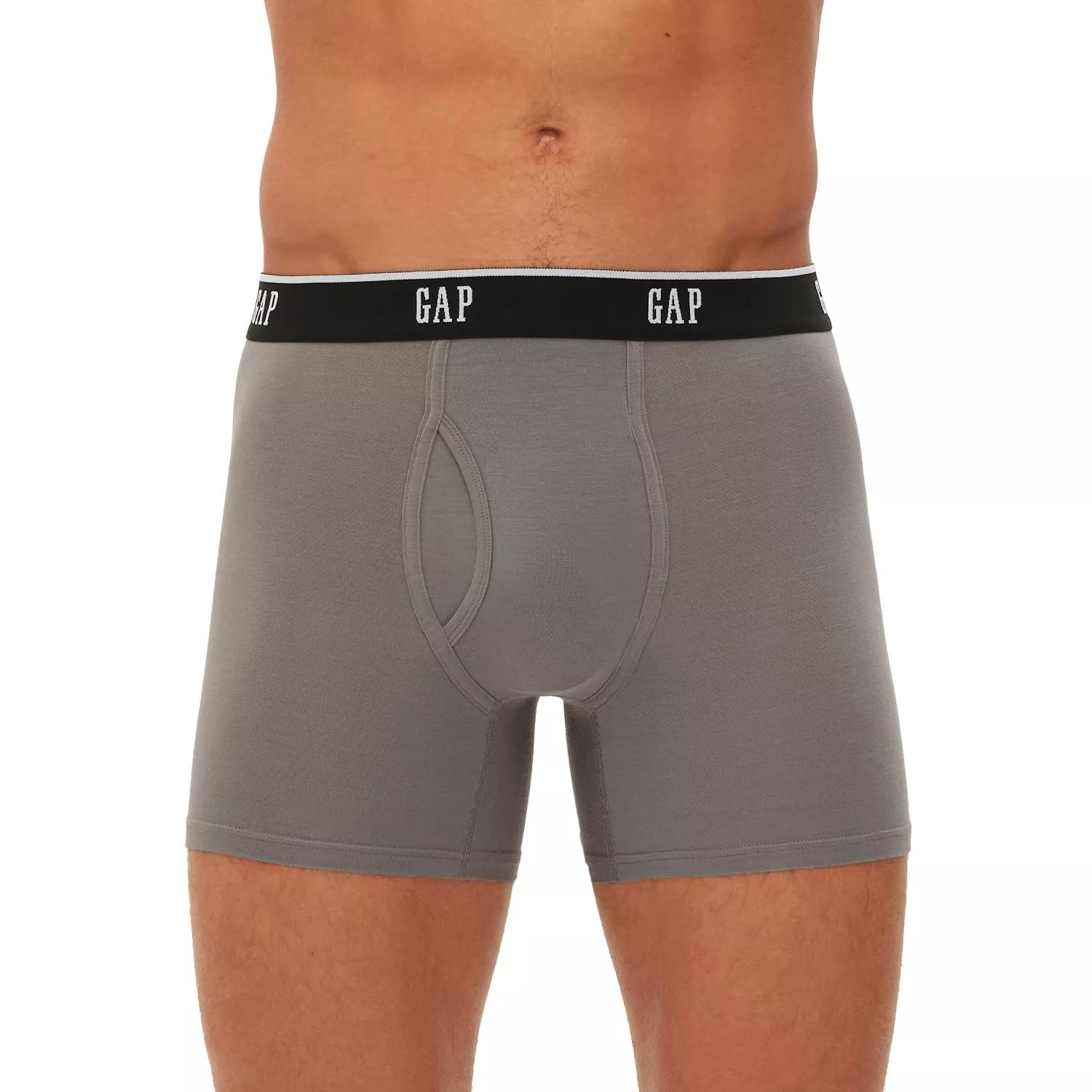 Gap Men's Underwear, Ultra Soft Modal Fabric with Fly Pouch Boxer Brief for Men, 4-Pack