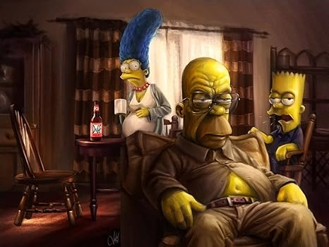 Amazon.de: Unique Posters Poster Breaking Bad (Die Simpsons), 30,5 x 45,7  cm, Mehrfarbig