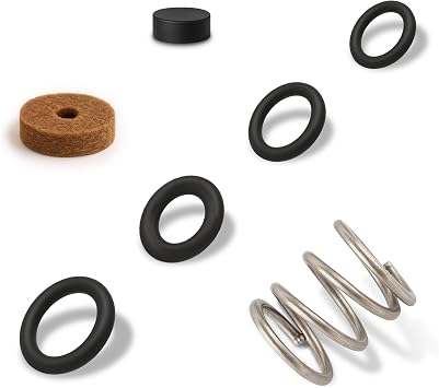 JINMUNlC Lighter Repair Kit for Cartier Lighters - Includes O-Rings,Valve Rubber Stopper,Vapor Spring,Fiber Filter Pad for LeMust de Cartier 1st Gen