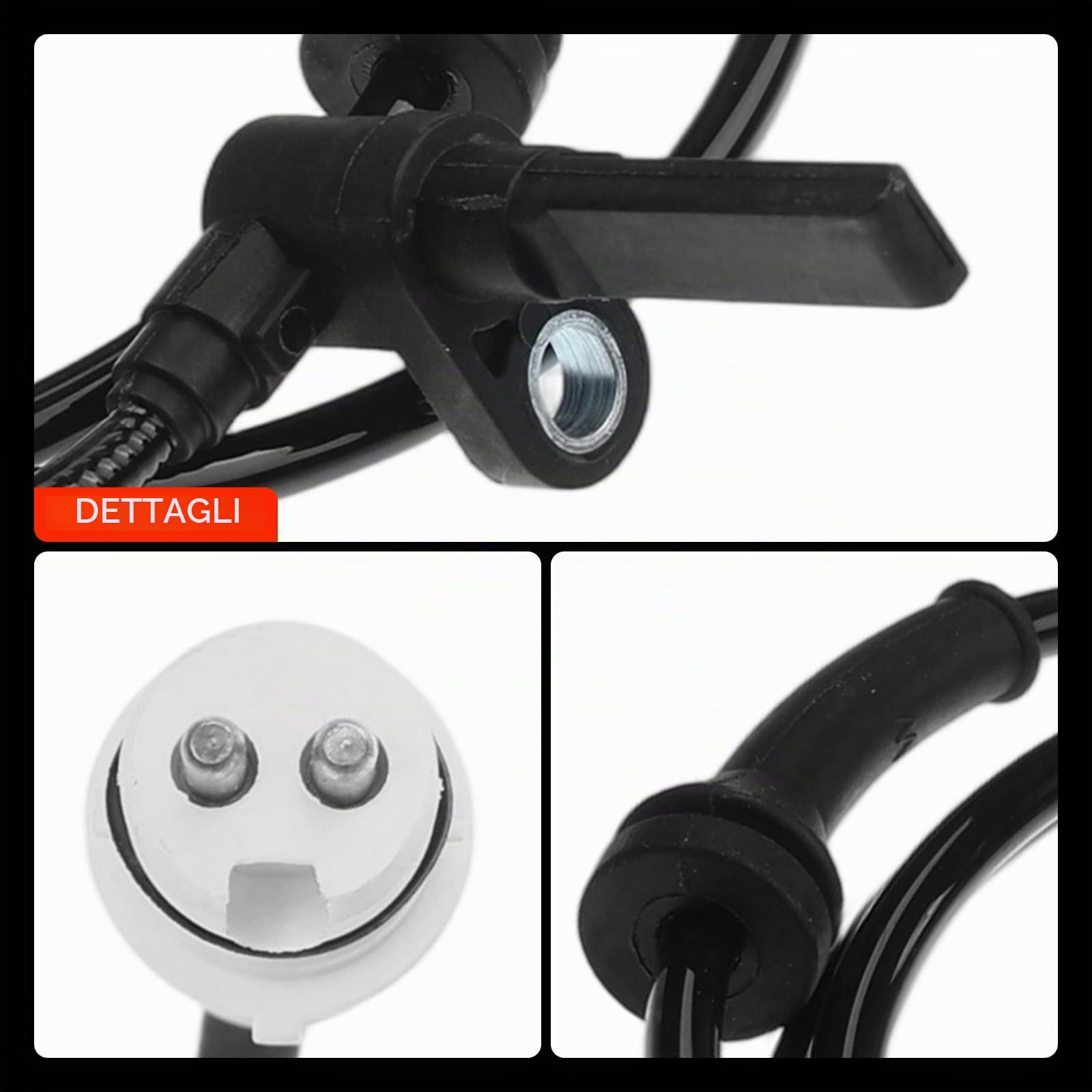 Frankberg Sensore ABS asse anteriore destro 46546935 | Compatibile con: Seicento/600 187