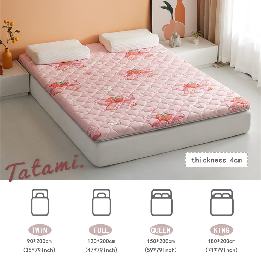 Materasso Futon Giapponese Portatile 8cm - Pieghevole Per