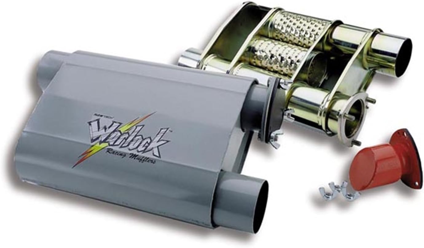 Flowtech 50552FLT Warlock BYPASS Racing Muffler