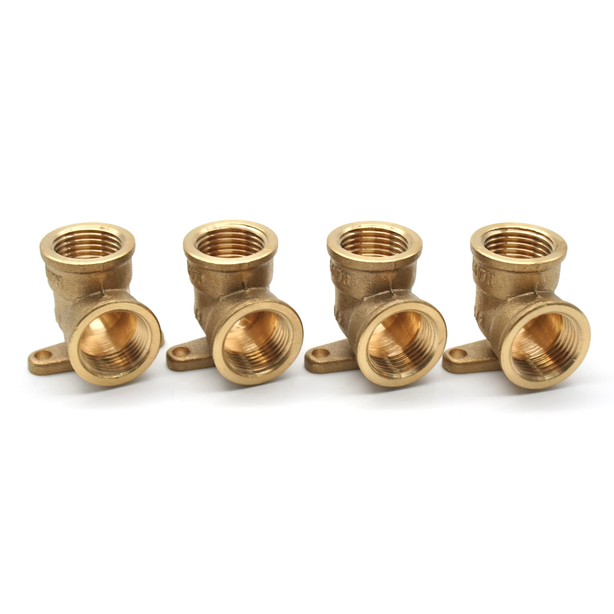 DOJA Barcelona Wall Socket Brass Elbow, Messing, 15x21 mm - Image 2
