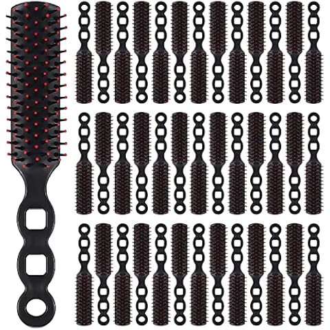 Yetene 100 Packs Hair Brushes for Homeless Individually Wrapped Hair Brush for Curly Hair Suitable for Homeless Shelter Airbnb Hotel Nursing Home Charity Church Cover