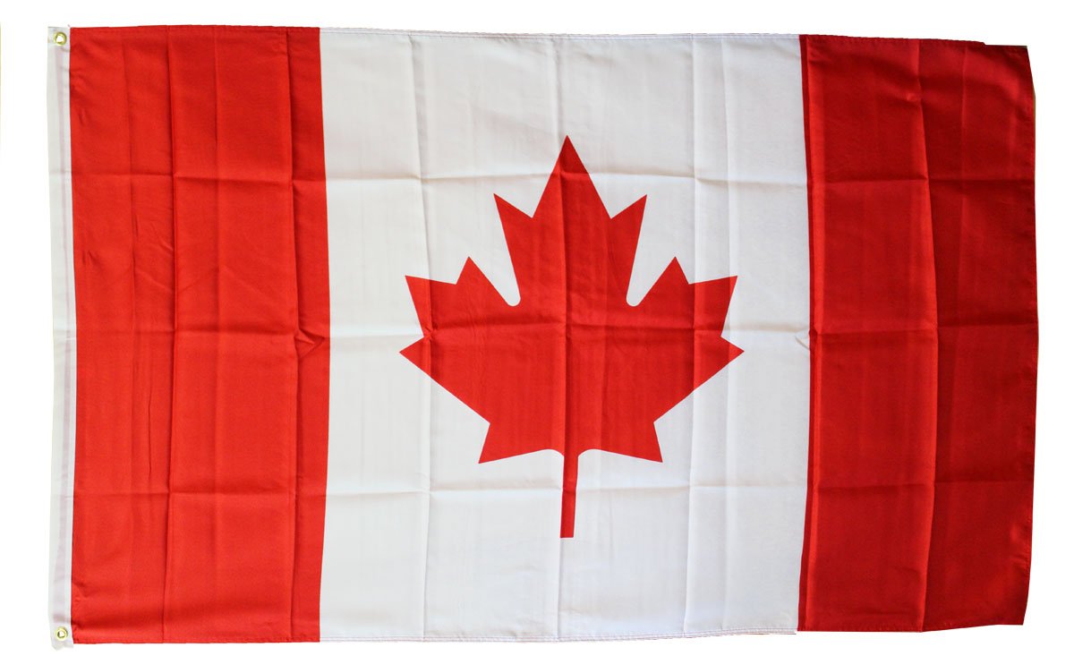 Bandiera Premium Canada 5x8 Piedi – Tessuto Woven Poly Nylon 100D