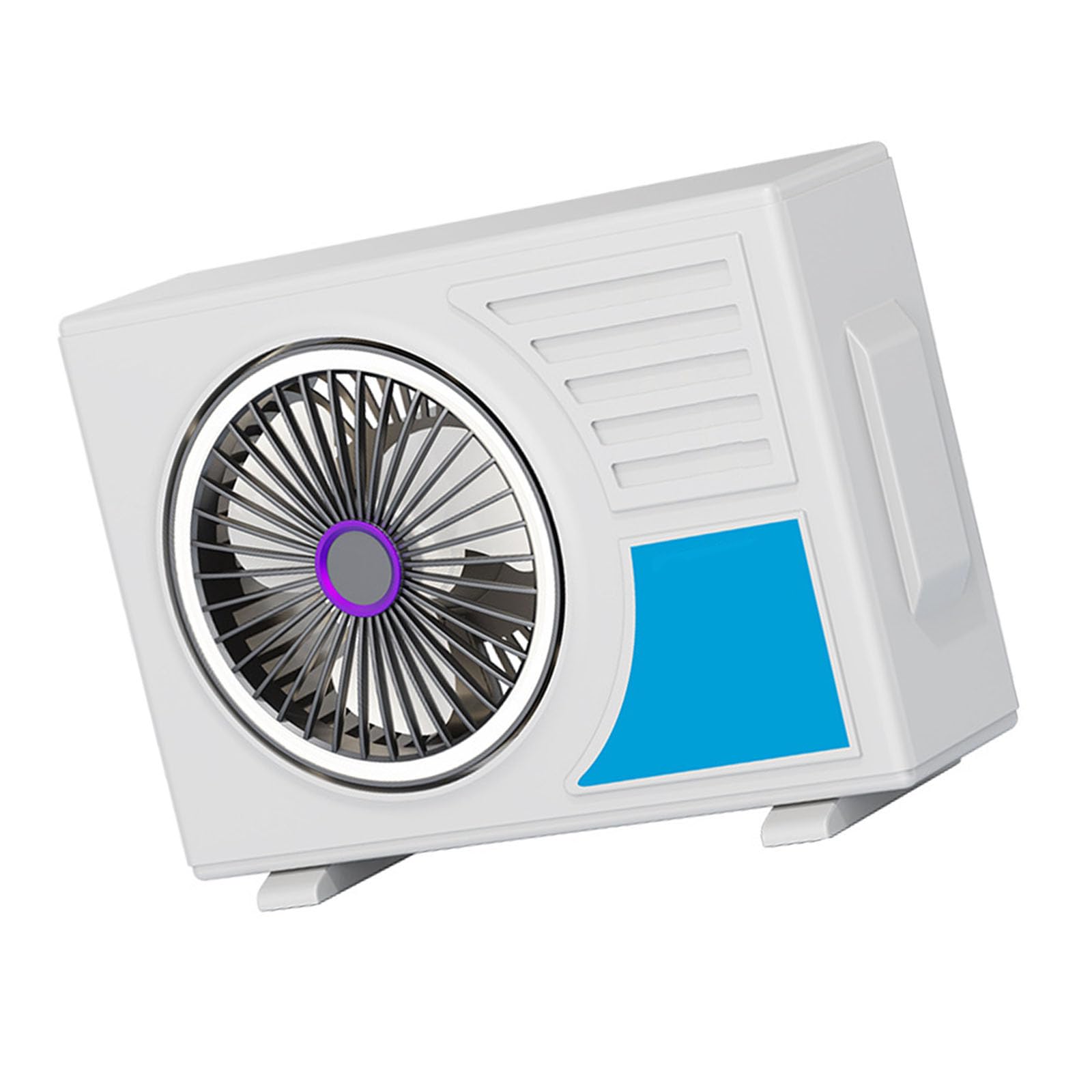 Elnwnnkc Small Electric Fan with 180 Turn and Quiet Function Perfect for Bedroom Desk USB Rechargeable Desk Fan
