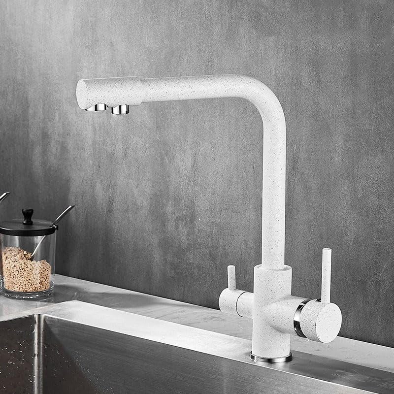 Mitigeur de cuisine 3 voies avec filtre eau intégrée évier moderne