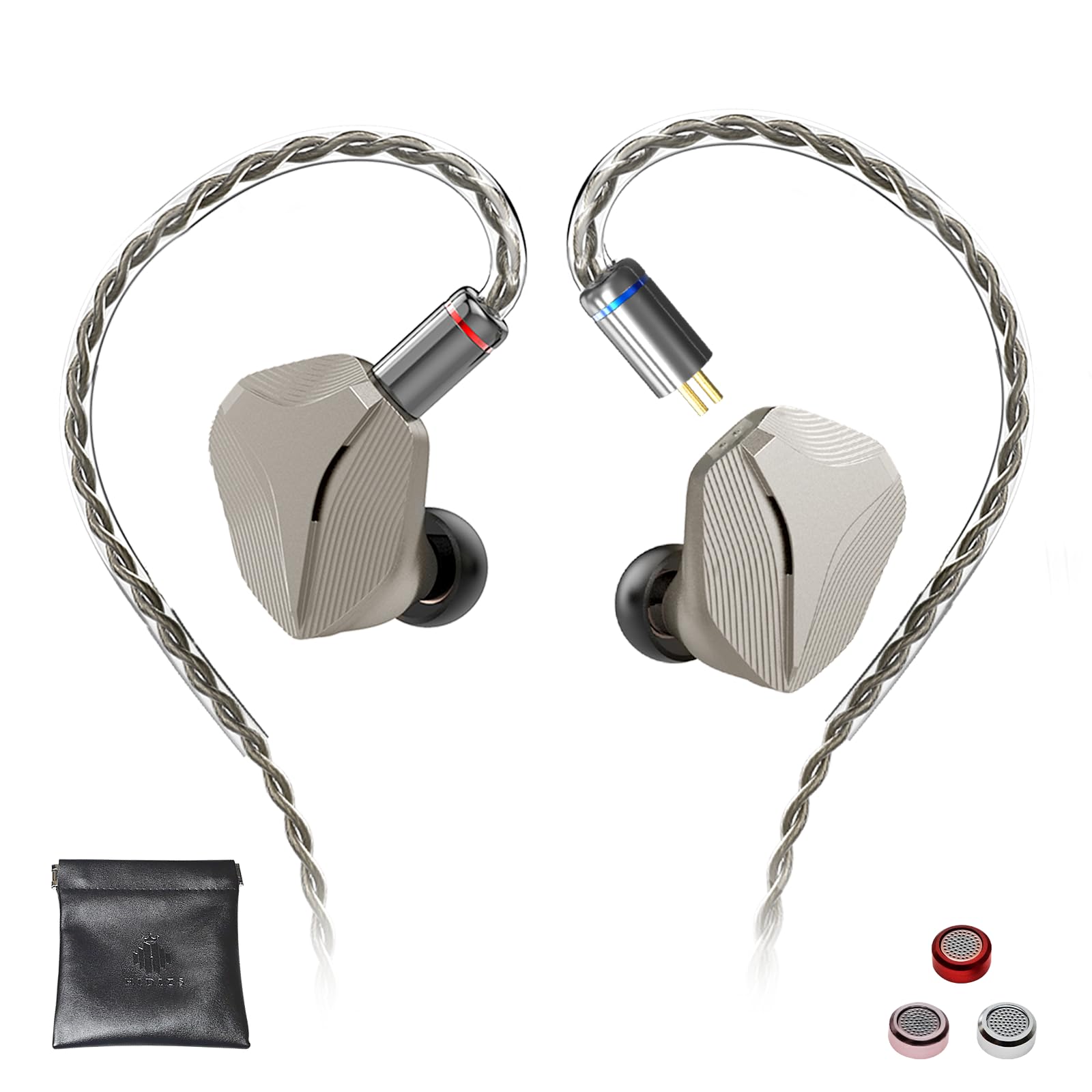 hidizs mp145 in-ear monitors custom fast 14.5mm planar iems wired earphones