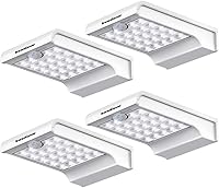Vista 1 de InnoGear Luces de Canalones, 24 Luces LED Solares para Exteriores con Sensor de Movimiento de Montaje en Pared para Seguridad, IP65 Impermeable