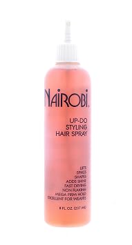 Nairobi UP-DO Styling Hairspray for Unisex - 8 oz Hairspray