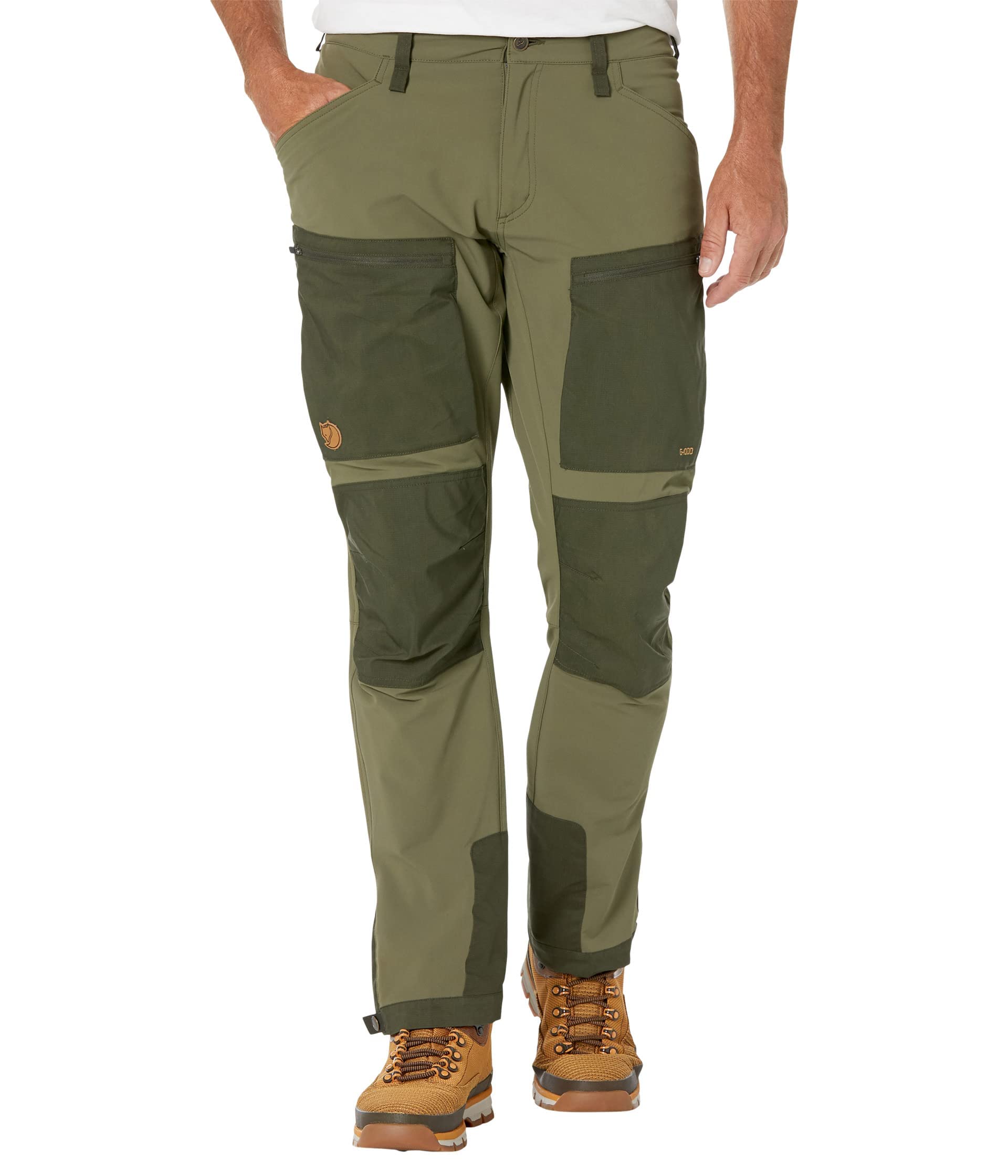 Fjallraven 86411-625-662 Keb Agile Trousers M Pants Men's Laurel Green-Deep Forest Size 54/R