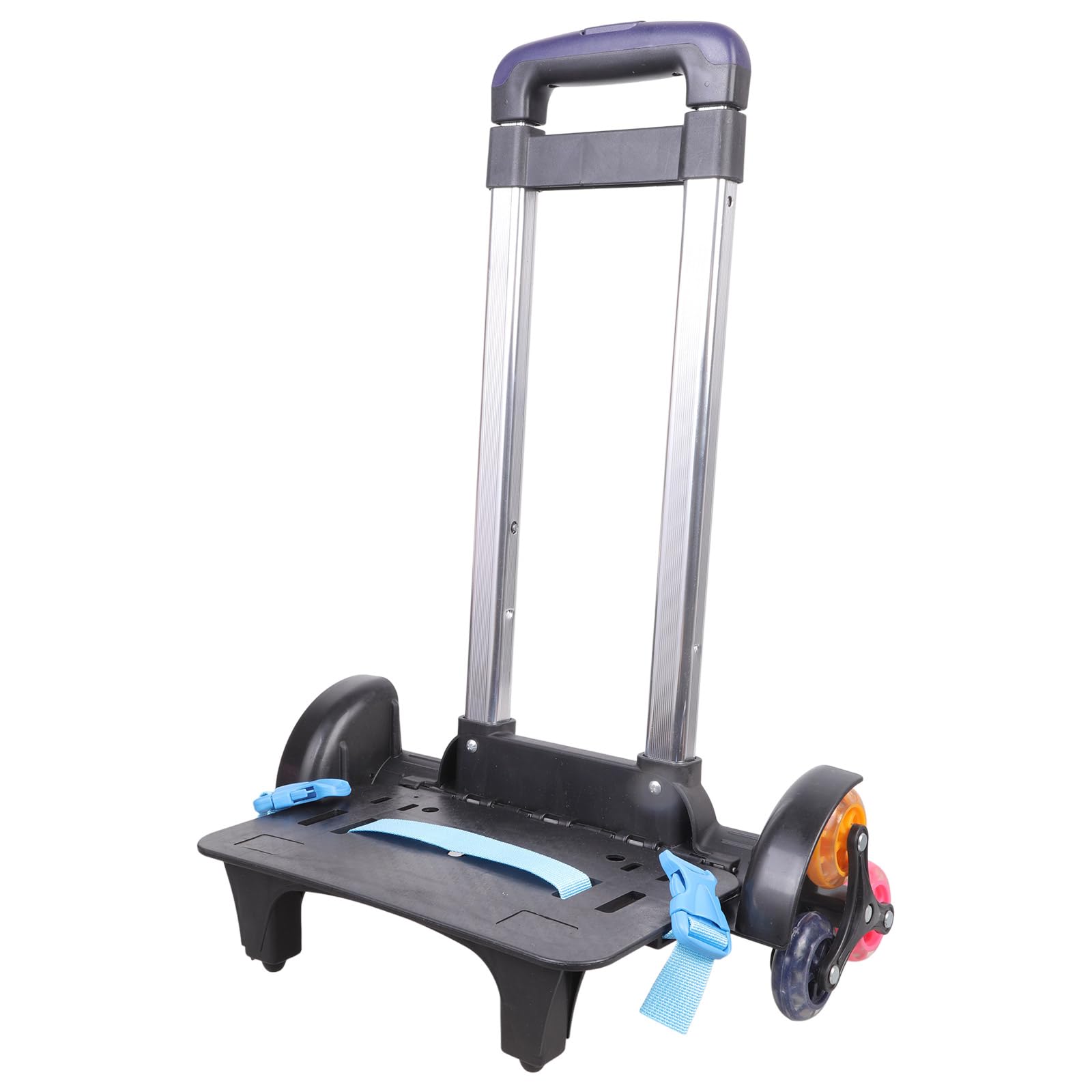 Backpack Trolley with Telescopic Handle Foldable Cart 6 Hand Truck for School Bags Luggage