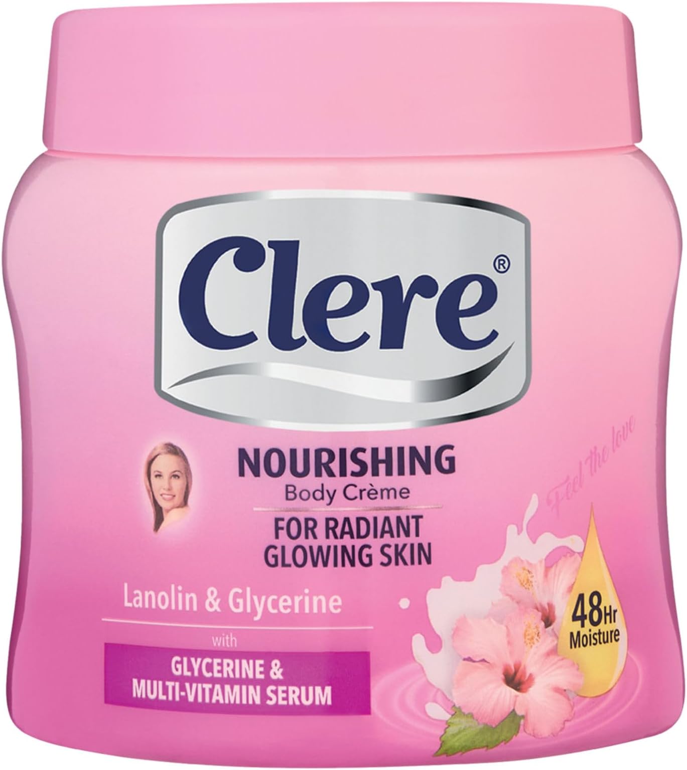 Clere Nourishing Body Creme 500ml - Lanolin & Glycerine