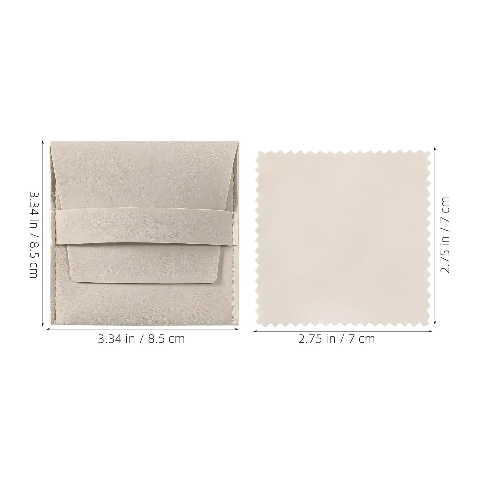 120 Estuches de Microfibra para Joyas con Banda Fija, Estilo, Doble Forro de Vellón, Bolsa Pequeña para Collares y Anillos en Uso Diario