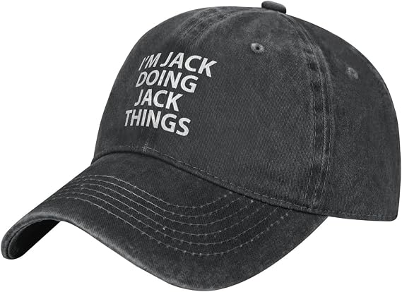 I'm Jacks Doing Jacks Things Hat Men Baseball Caps Cute Caps