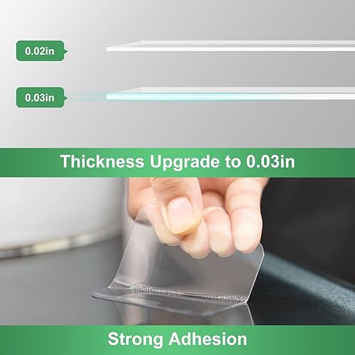 Miniatura 4 de 30 cintas de doble cara  Adhesión fuerte y sin rastros, fácil aplicación de una sola pieza, material acrílico, no requiere corte, simplemente rasga