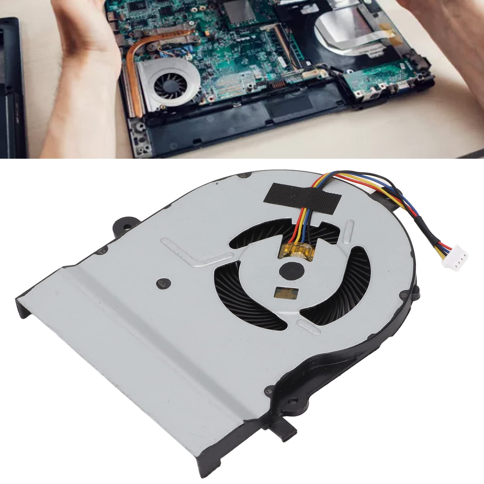 Raffreddamento CPU per, Ventola di Raffreddamento per Computer a 4 Pin DC 5V per A501L, per K501LX, per K501UX, per V505L, per K501U, per Notebook K501LB5200, Installazione