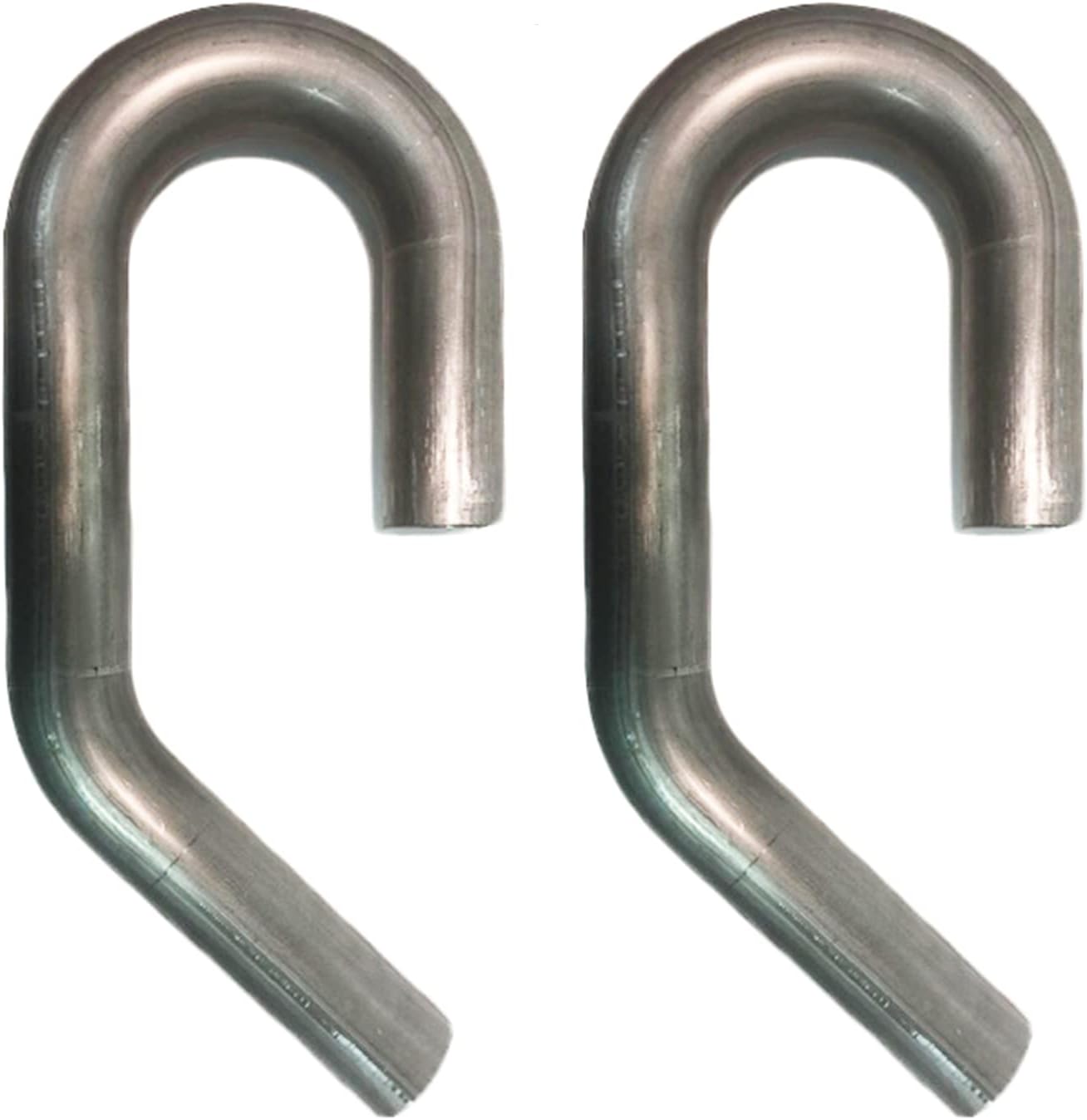1.75" 1-3/4" 180 45 Degree U J Combo 16ga Aluminized Mandrel Bend 2 Pack