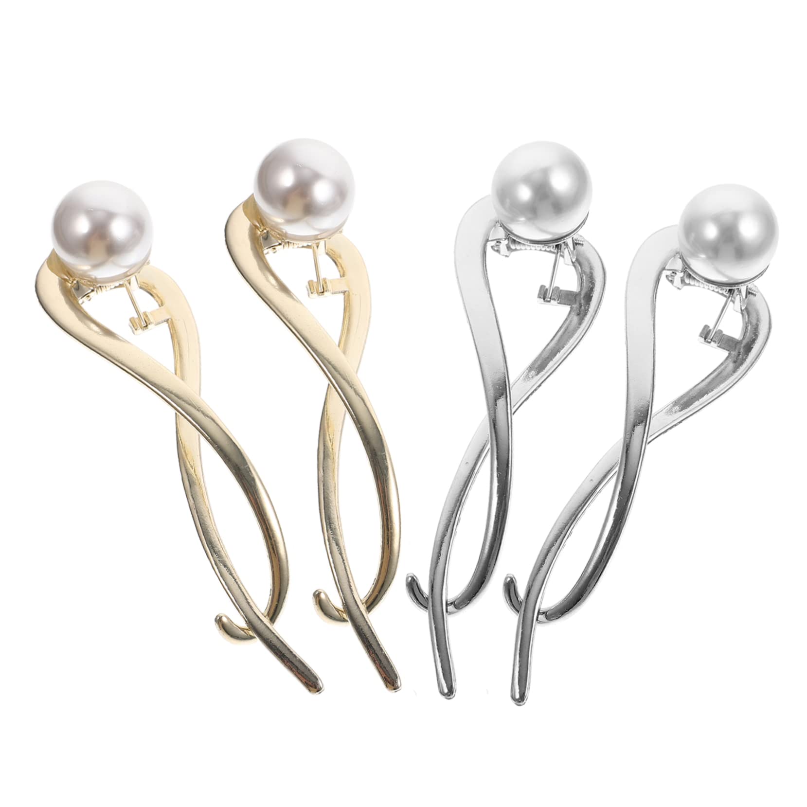 16 Pz fermaglio per con perle mollette per da donna forcina per decorativa hair clip hair pin fermagli per delicati copricapo delle ragazze Metallo
