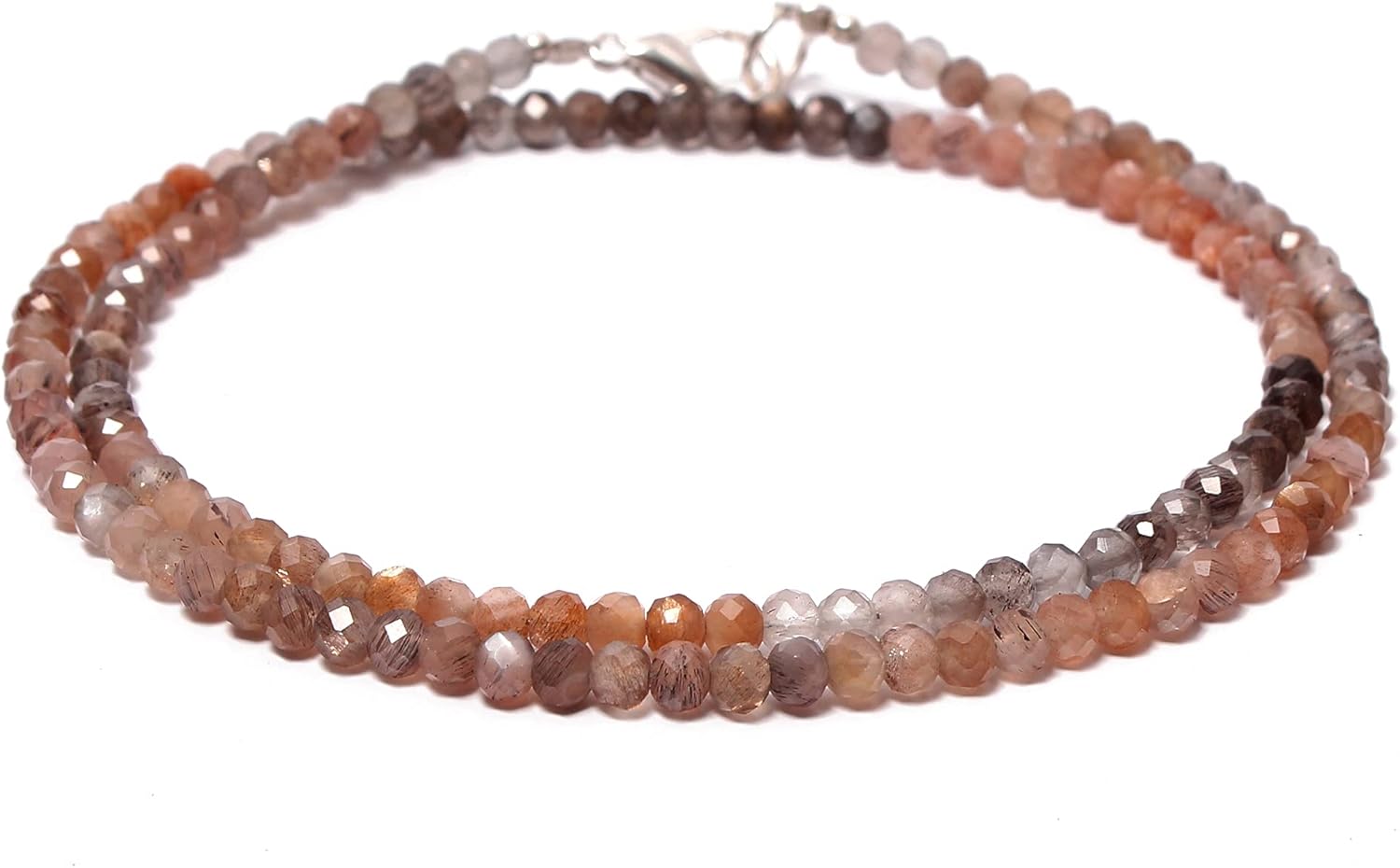 Minimalist Beaded Choker Necklace, Beach Necklace, Women's Simple Necklace, Beads Necklace For Her & Him, 16 Inches Long Micro Beads Necklace Jewelry, Gift For Mom Grandma Daughter by A&M Gems