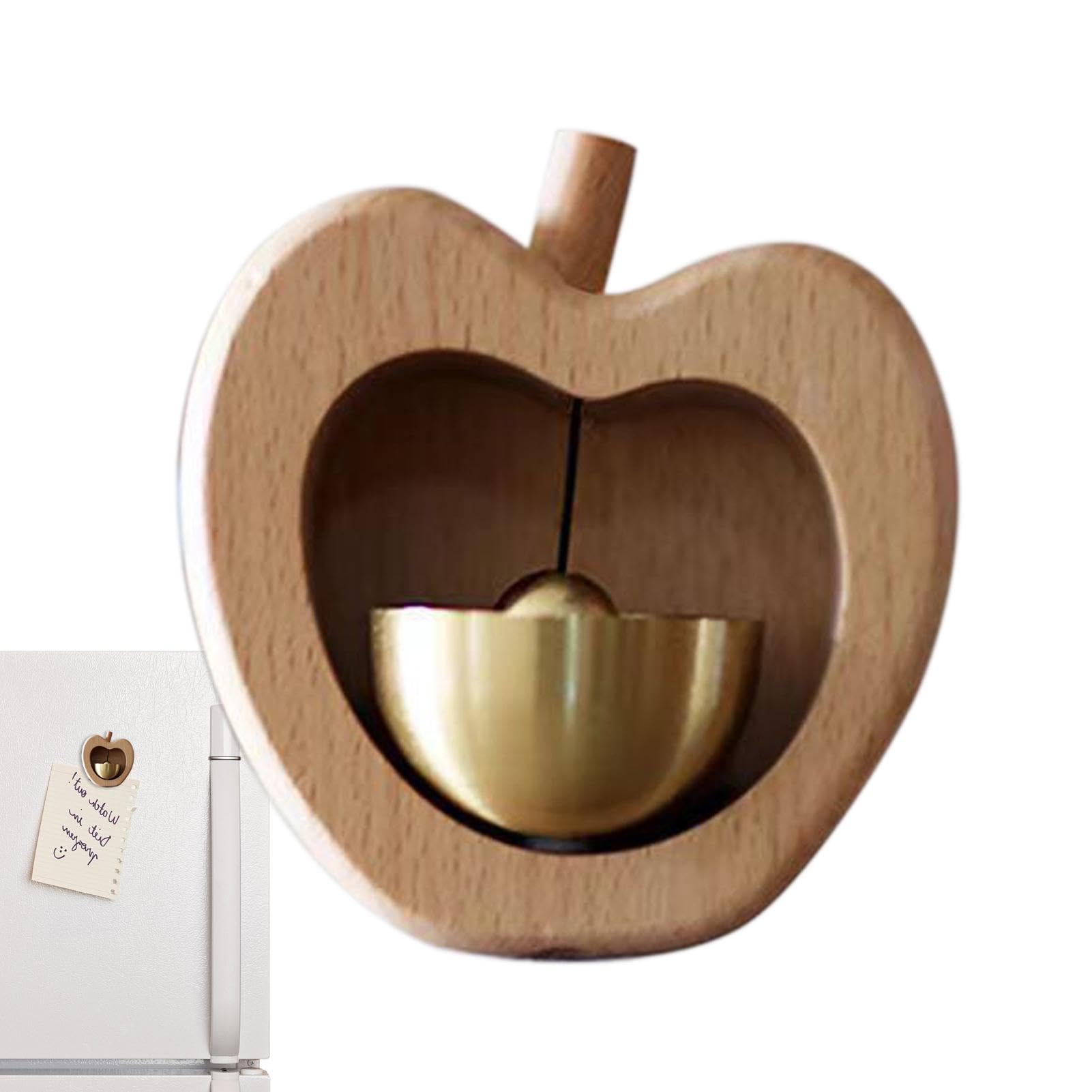 Campana de madera para puerta de entrada con sonido ajustable para tiendas y hogares