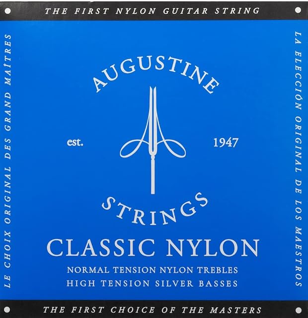Augustine Classic Blue Set Copper Wound Classical Guitar Strings