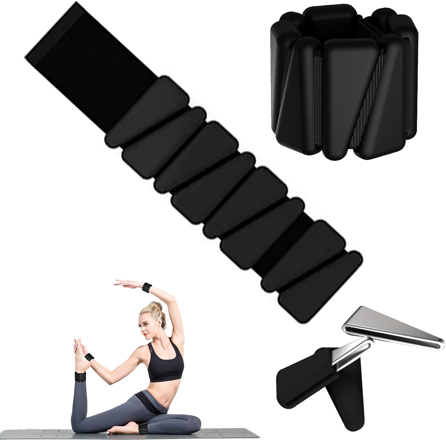 Ankle and Wrist Weights, Adjustable Ankle Weights Set of 2