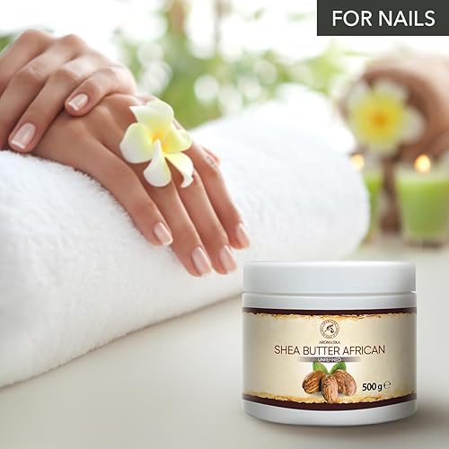 Miniatura 6 de AROMATIKA Manteca de karité prensada en frío de 14.1 onzas - Manteca de karité africana sin refinar - Ghana - 100% pura y natural - Lo mejor