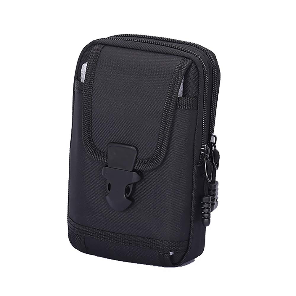 MiOYOOW Mobile Phone Pouch, Sport Phone Holster Belt Loop Phone Pouch with Wallet Card Slot Holder Men Waist Bag for 5.8~6.7 inch Phone