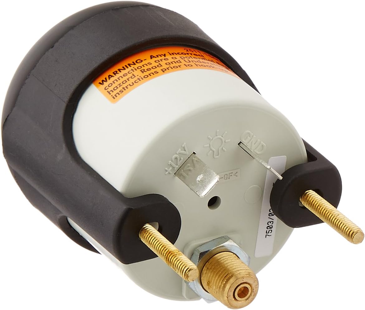 Auto Meter 7503 Phantom II 2-1/16" 30 in. Hg/30 PSI Mechanical Vacuum/Boost Gauge