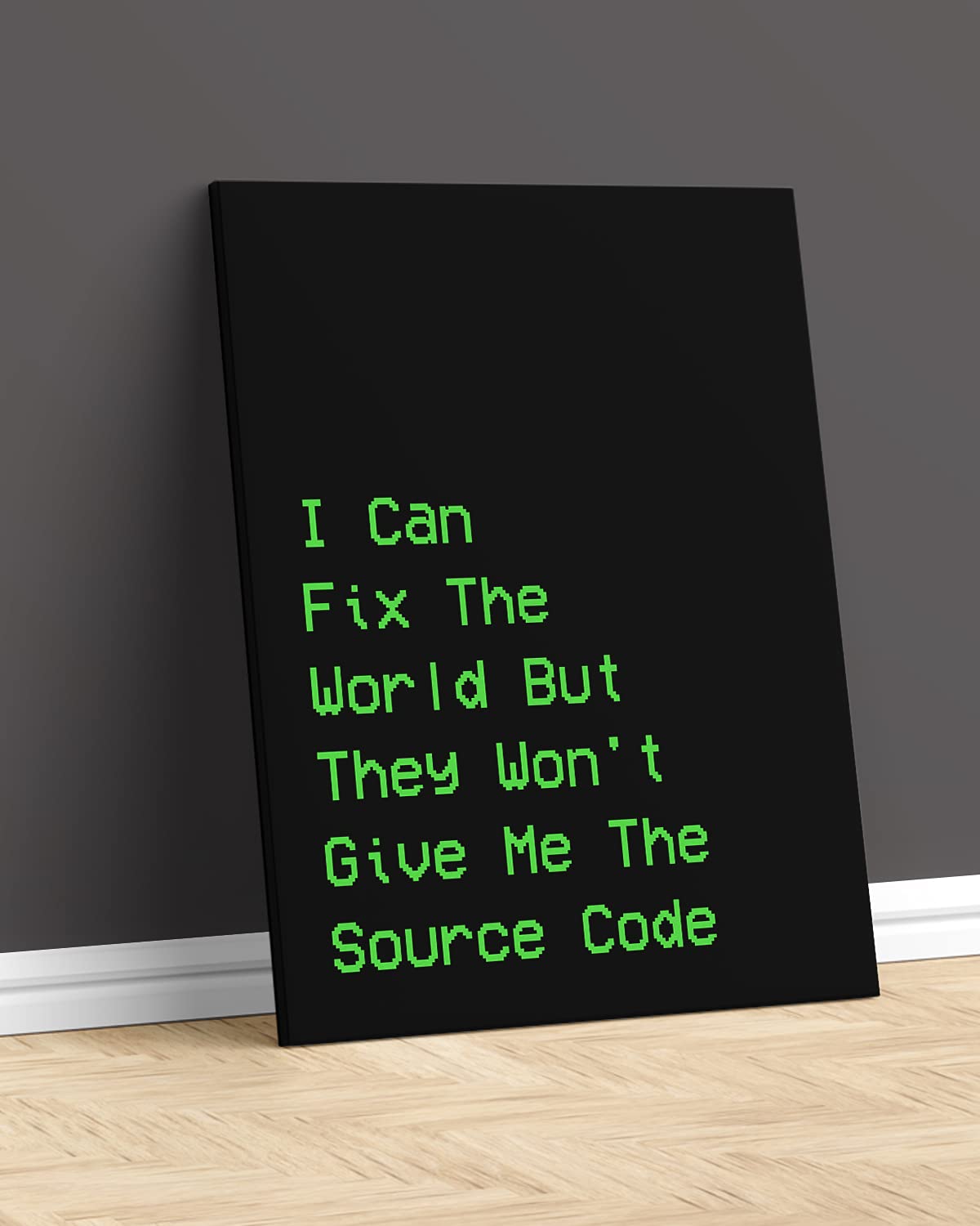 Tech Office Decoration Computer Technology Wall Art Print - Coding ...