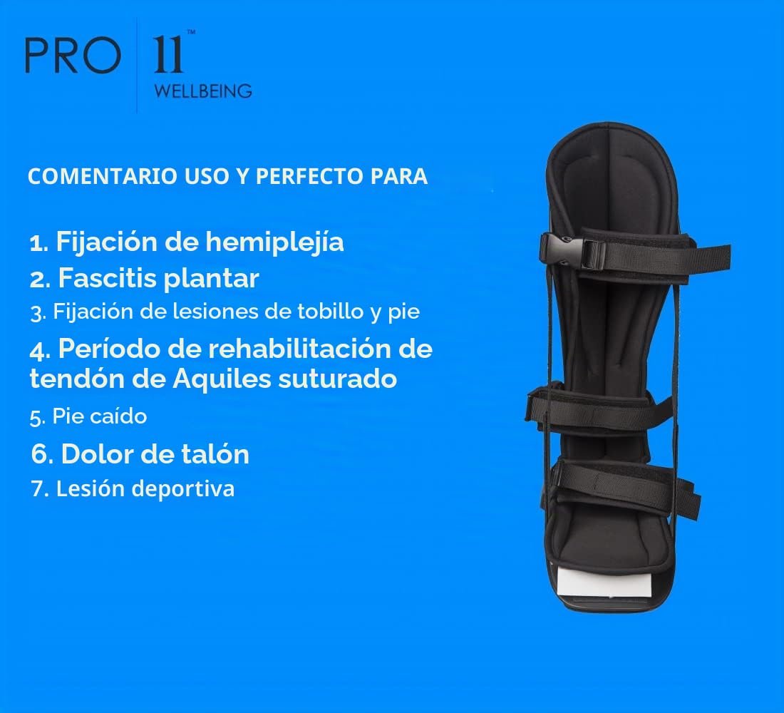 Férula nocturna para tratamiento de fascitis plantar, ligera y suave, todos los tamaños., Black inner, womens 5.5 and under
