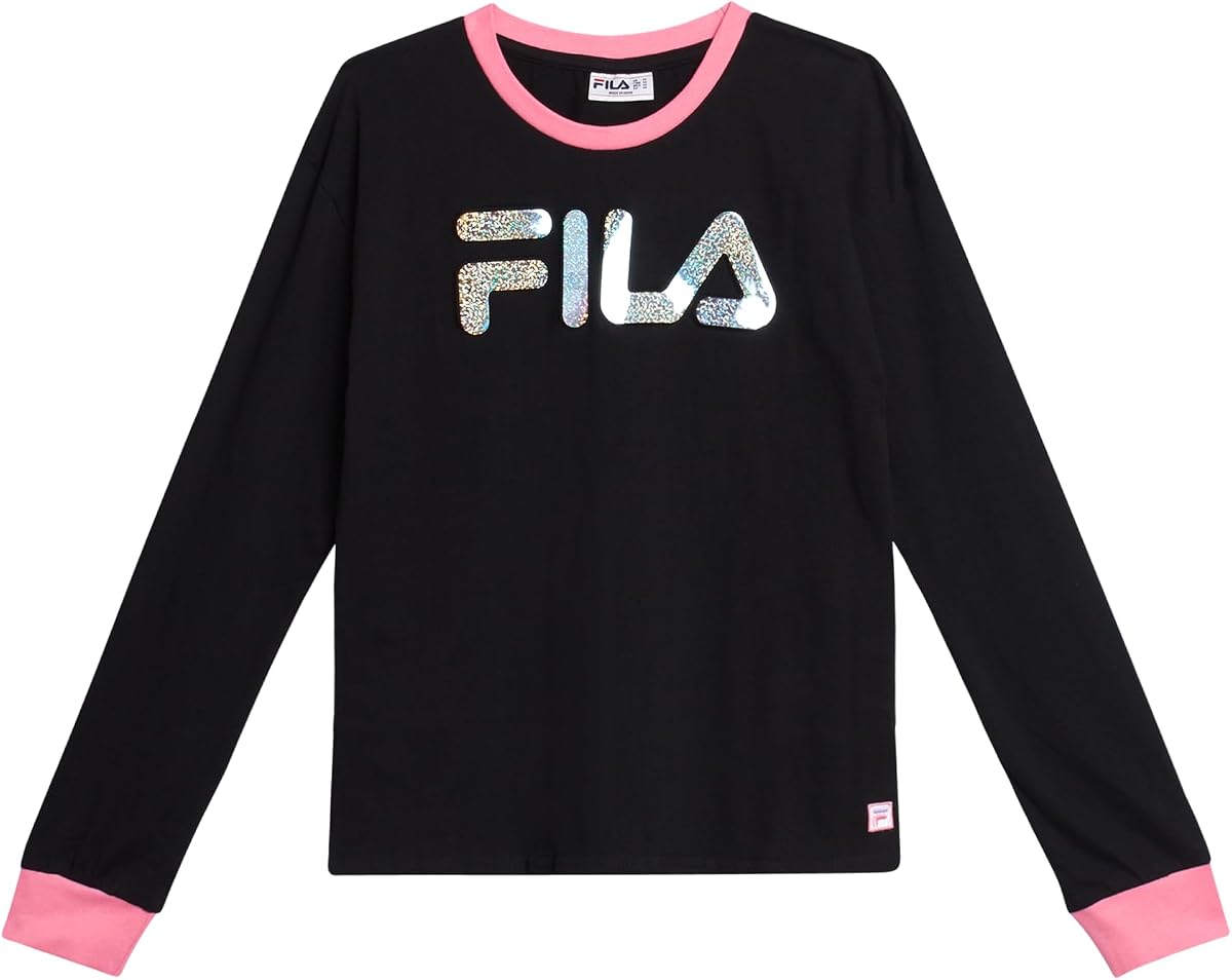 Girls Long Sleeve Shirts - Soft Cotton Jersey Long Sleeve Graphic Tees for Girls - Cute Casual Girl Tops (7-16)