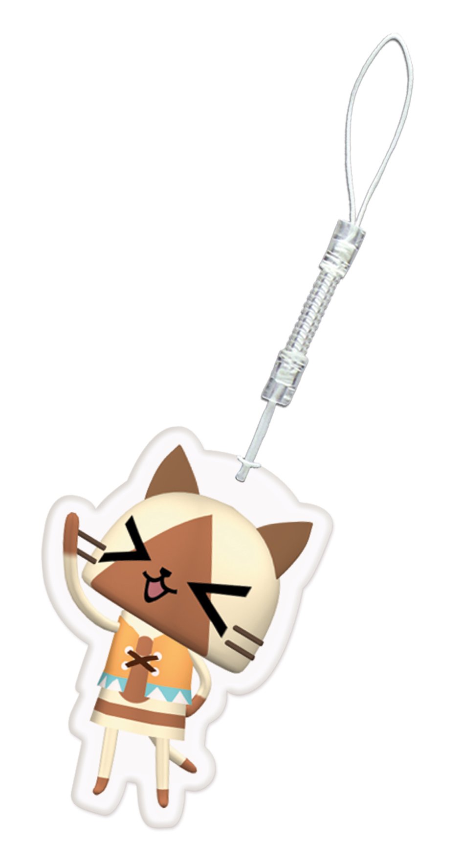 ストラップ　モンハン　アイルー　猫武者鎧　ッポン！ ストラップ モンハン アイルー 猫武者鎧 ッポン！ ストラップ